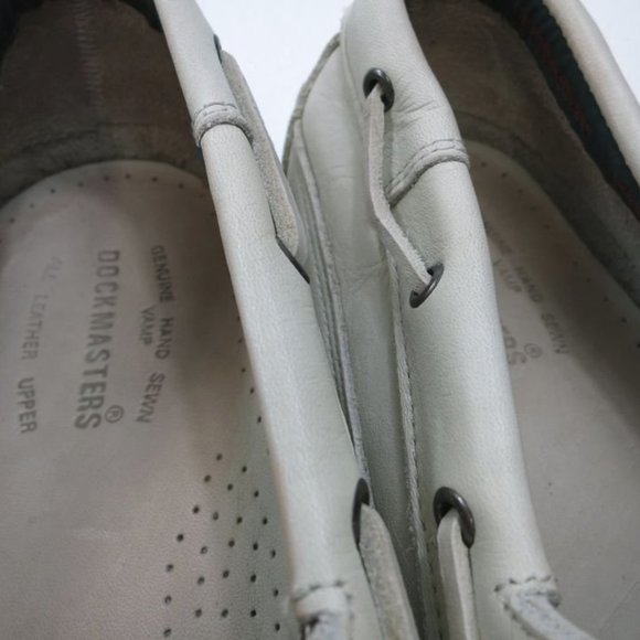 Dockmasters Leather Comfort Casual Boat Shoes Mens Casual Footowear sz 9.5 M - Picture 6 of 7